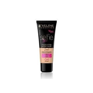 Eveline Selfie Time 2-in-1 Abdeck- und Feuchtigkeits-Foundation /04/ Natural 30 ml