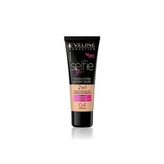 Eveline Selfie Time 2in1 verhullende en hydraterende foundation /04/ Natural 30 ml