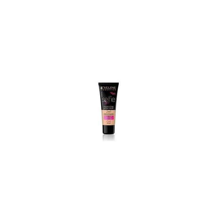Eveline Selfie Time 2-in-1 Abdeck- und Feuchtigkeits-Foundation /04/ Natural 30 ml