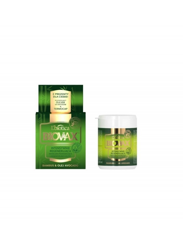 L'biotica BIOVAX Mask for all hair types with Avocado Oil and Bamboo 250 ml