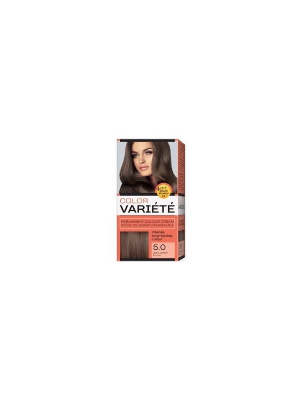 Chantal Color Variete Permanent Hair Dye / 5 .0/ Light Brown 110 g