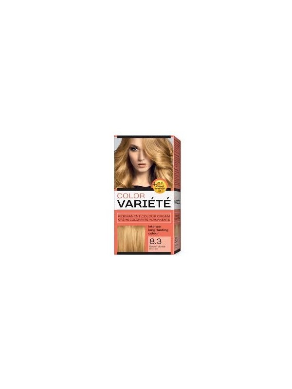 Стійка фарба для волосся Chantal Color Variete /8.3/ Золотистий Blond 110 г