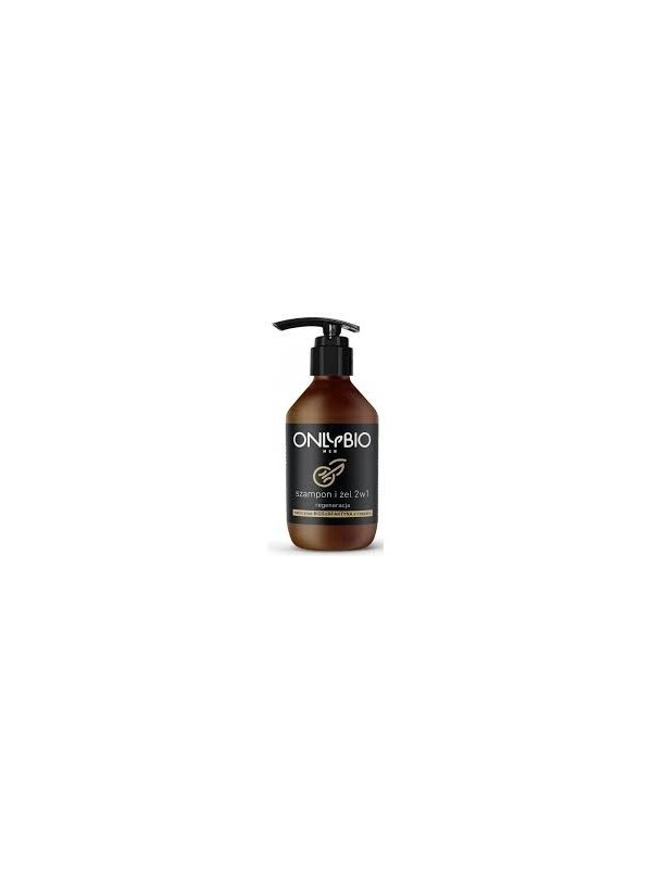 ONLYBIO Men Shampoo and Gel 2in1 Regeneration 250 ml