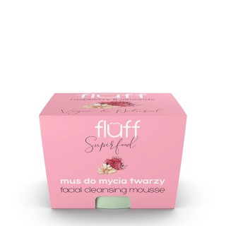 Fluff Mousse for washing the face with raspberries and almonds 50 ml