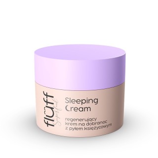 Fluff Sleeping Cream Krem do twarzy Regenerujący na dobranoc z pyłem księżycowym 50 ml