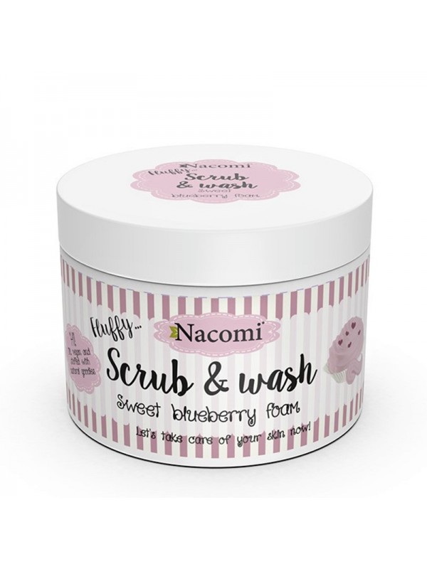 Nacomi Sweet Blueberry Peeling and Washing Foam 180 ml