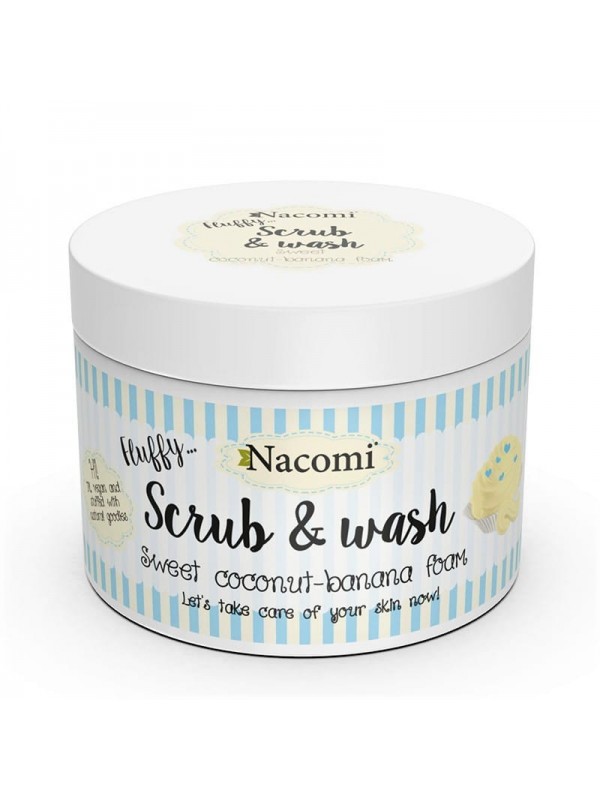 Nacomi Sweet Coconut Banana Peeling en Wasschuim 180 ml