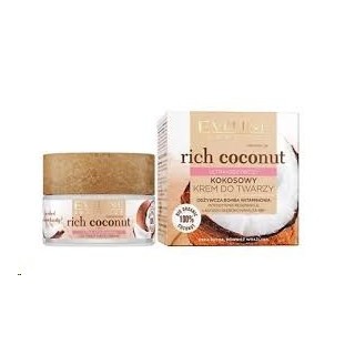 Eveline Rich Coconut Ultravoedende Kokos Gezichtscrème 50 ml