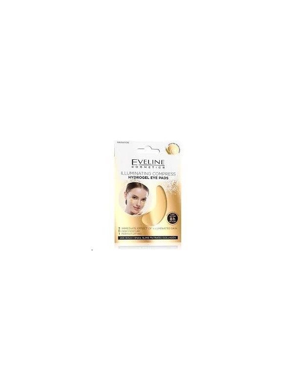 Eveline Hydro gel Eye patchs Освітлюючий компрес 2 шт