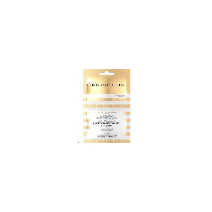 Christian Laurent Luxuriöse aufhellende und straffende Gesichtsmaske mit 24 Karat Gold, 2 x 5 ml