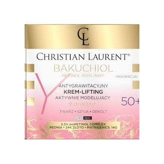 Eveline Christian Laurent Bakuchiol Antigravity Crème-Lifting Actief Modellerend 50+ Dag/Nacht 50 ml