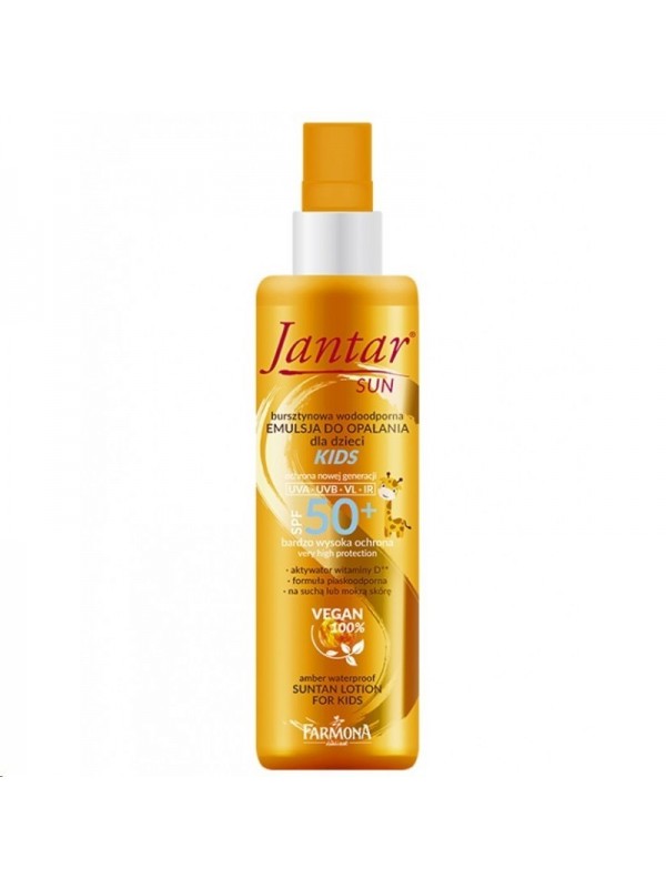 Farmona Jantar Sun Amber водостійка сонцезахисна емульсія для дітей SPF50 200 мл