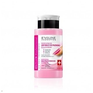 Eveline Nail Therapy 3in1 Professioneller acetonfreier Nagellackentferner 190 ml