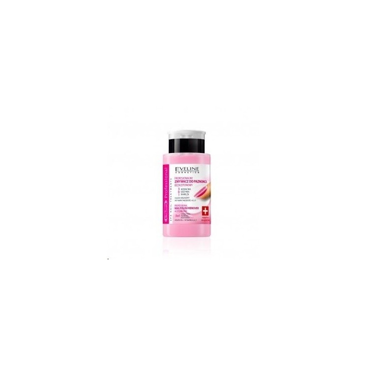 Eveline Nail Therapy 3in1 Professioneller acetonfreier Nagellackentferner 190 ml