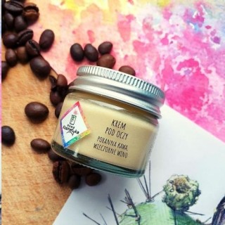 Nowa Kosmetyka Augencreme „Morgenkaffee, Abendwein“ 15 ml