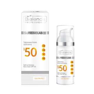 Bielenda Professional SUPREMELAB Krem do twarzy satynowy ochronny SPF50+ Sun Protection  50 ml