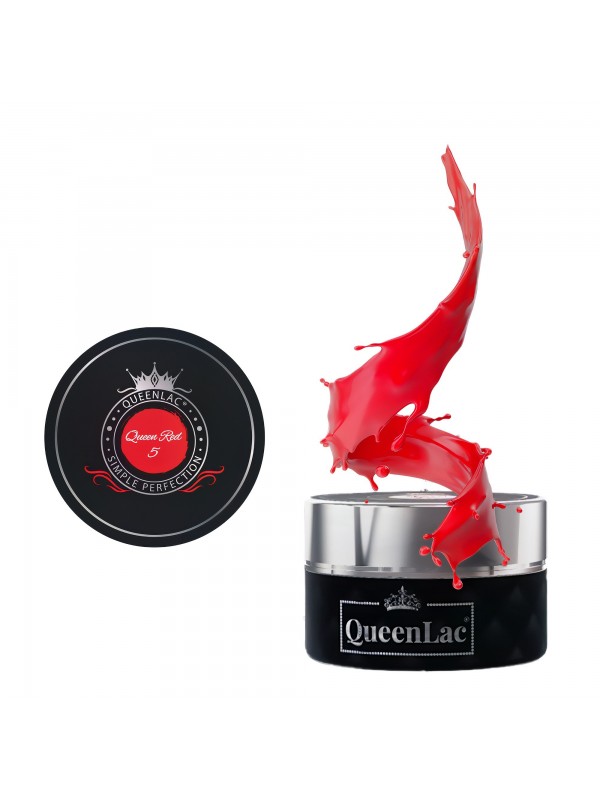 QueenLac UV nail polish /05/ Queen Red 5 ml