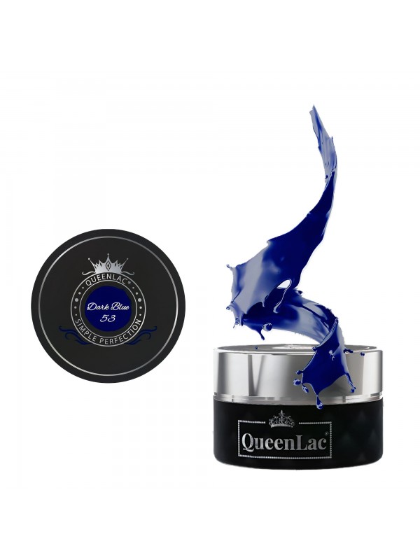 Лак для нігтів QueenLac UV /53/ Dark Blue 5 мл