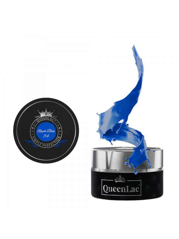 Лак для нігтів QueenLac UV /54/ Royal Blue 5 мл