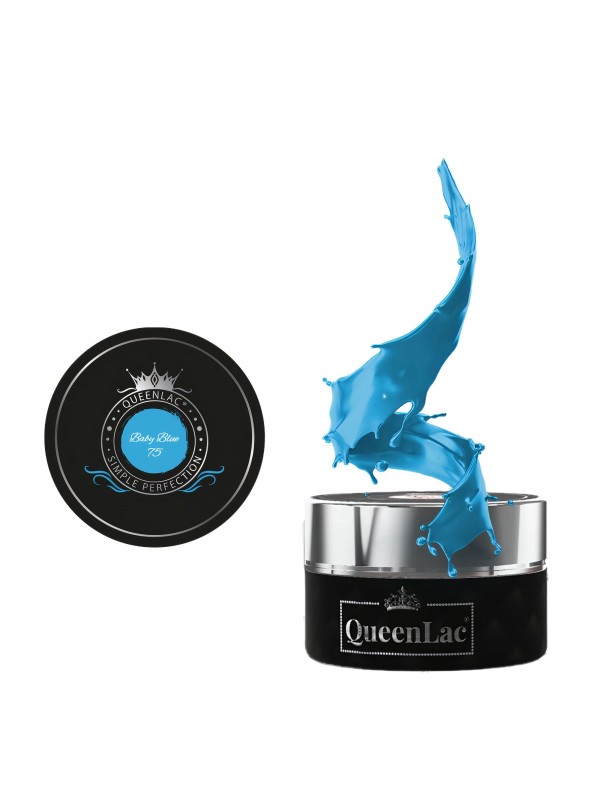 Лак для нігтів QueenLac UV /75/ Baby Blue 5 мл