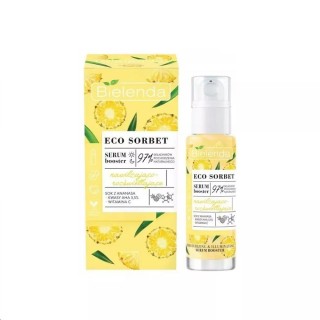 Bielenda ECO SORBET Serum -booster voor het gezicht hydraterende en verhelderende Ananas 30 ml