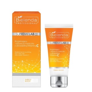 Bielenda Professional SUPREMELAB Energy Boost Verhelderend en voedend masker met ultrastabiele vitamine C 70 ml