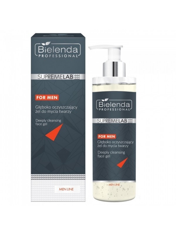 Bielenda Professional SUPREMELAB Men Line Глибоко очищаючий гель для вмивання обличчя 200 г