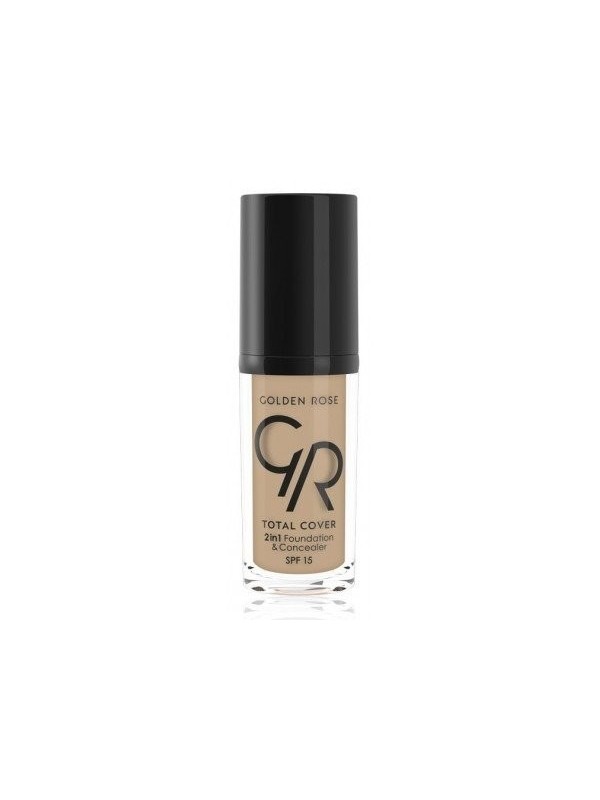 Golden Rose Dekkende foundation en gezichtsconcealer SPF15 /06/ Taupe 30 ml