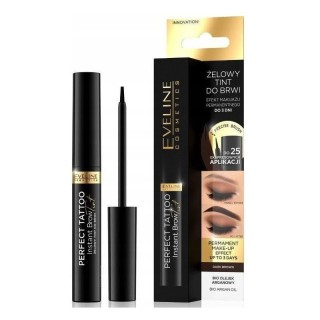 Eveline Perfect Tattoo DARK BROWN gel tint 6 ml