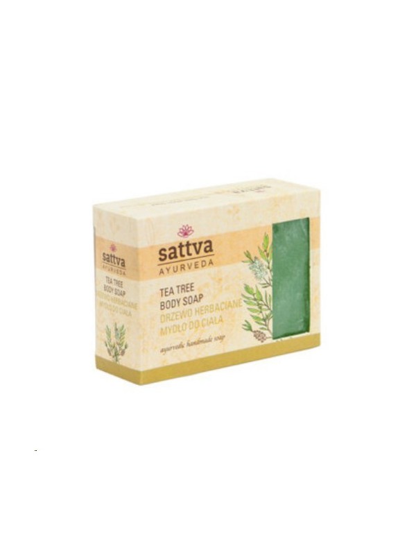 Sattva Ayurveda Tea Tree Body Soap 125 g