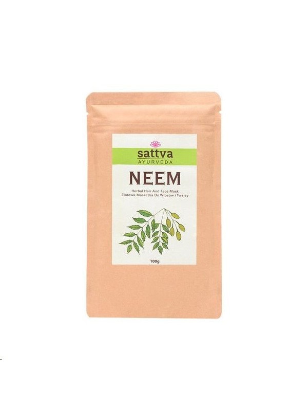 Трав'яна маска для волосся Sattva Ayurveda NEEM 100 г