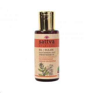 Sattva Ayurveda Maha Bhringraj olie voor het versterken van haarzakjes 100 ml