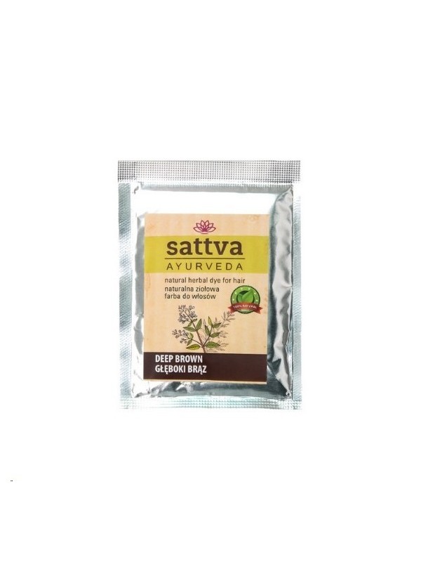 Фарба для волосся Sattva Ayurveda Natural Herbal Deep Brown 10 г