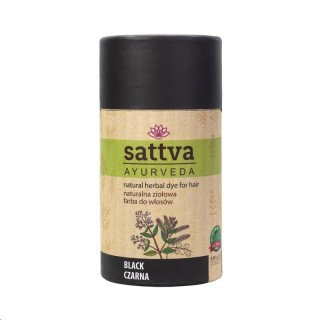 Sattva Ayurveda Natuurlijke Kruiden Haarverf Zwart 150 gr