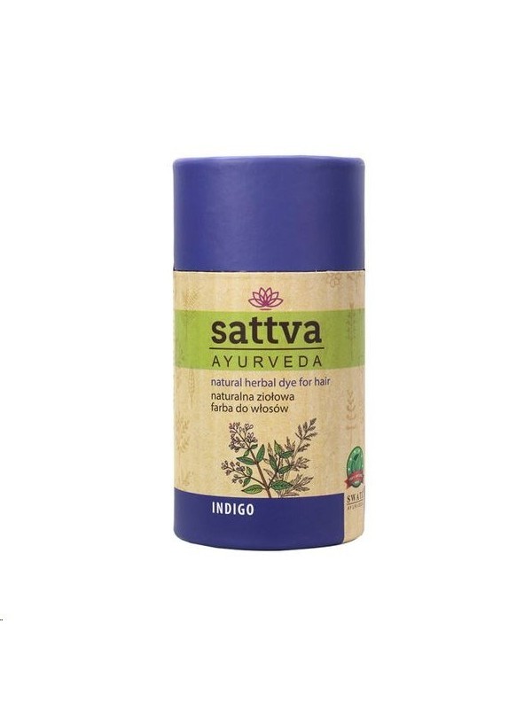 Sattva Ayurveda Natural herbal hair dye Indigo 150 g (31-01-2025)