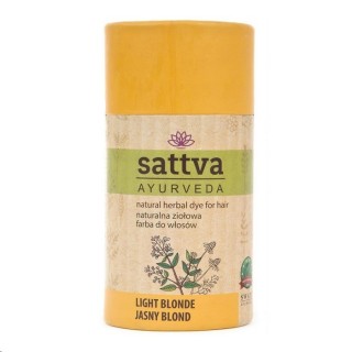 Sattva Ayurveda Natuurlijke Kruiden Haarverf Licht Blond 150 gr