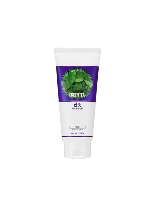 Holika Holika Daily Fresh Green Tea - Очищаюча очищаюча пінка для обличчя з екстрактом зеленого чаю 150 мл