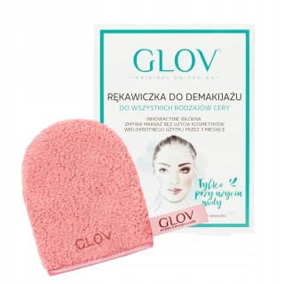 GLOV on-the-go Cheeky Peach make-up removal glove 1 piece