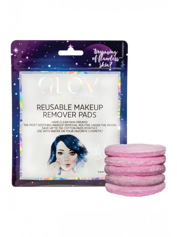 Багаторазові ватні диски GLOV Moon Pads Pink 5 шт