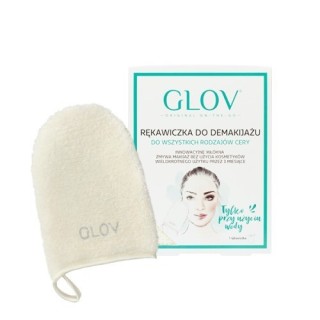 GLOV on-the-go Make-up removal glove Ivory 1 piece