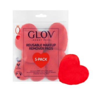 GLOV Heart Pads Reusable cotton pads 5 pieces