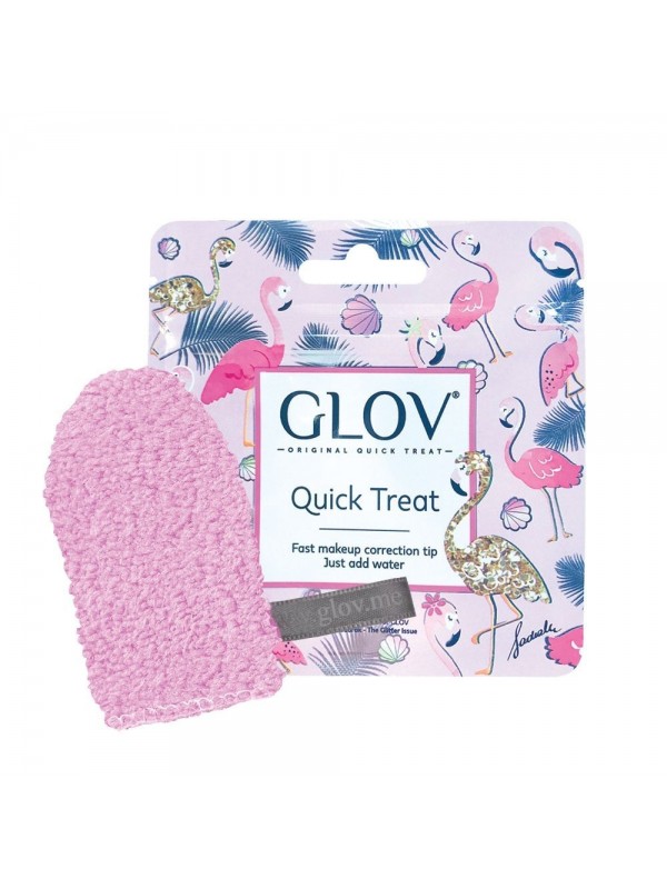 Рукавичка для зняття макіяжу GLOV Quick Treat Cozy Rosie 1 шт