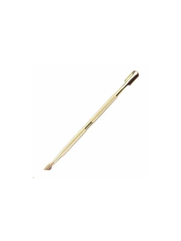 MollyLac Double-sided chisel for cuticles and nails Gold 1 piece