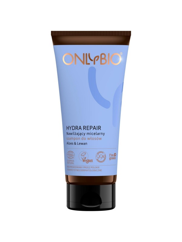 ONLYBIO Hydra Repair Micellaire Hydraterende Haarshampoo Aloë & Lewan 200 ml