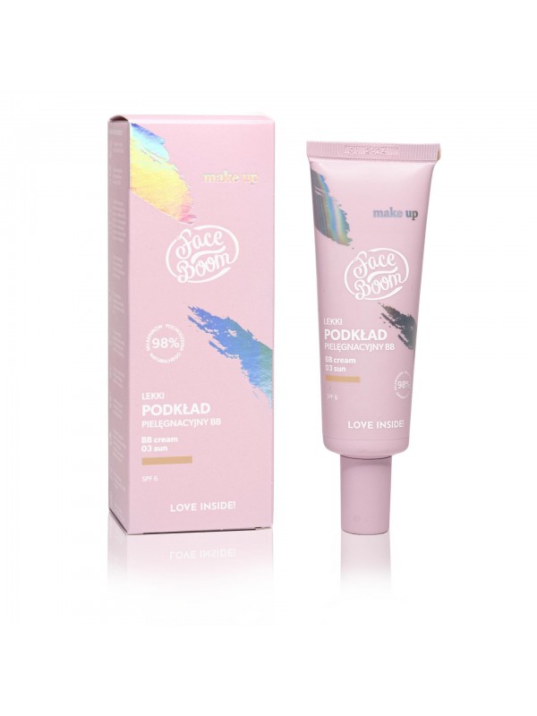 FaceBoom Make Up Light Care Foundation BB /03/ Sun SPF6 30 г