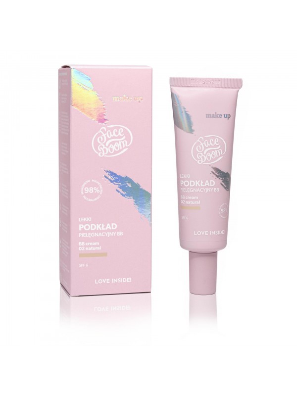 FaceBoom Make Up Light Care Foundation BB /02/ Natural SPF6 30 г