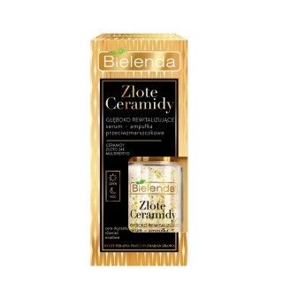 Bielenda ZŁOTE CERAMIDY Serum - ампула для обличчя, проти зморшок, глибоко відновлююча 15 мл