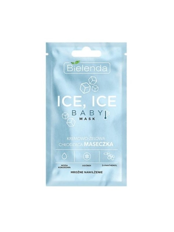 Bielenda ICE ICE BABY охолоджуюча крем-гелева маска для обличчя 8 г