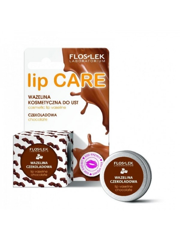 Floslek LIP CARE Косметичний вазелін для губ Шоколадний 15 г