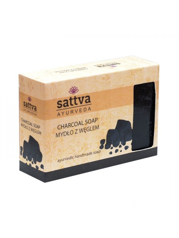 Sattva Ayurveda Мило для тіла з вугіллям 125 г